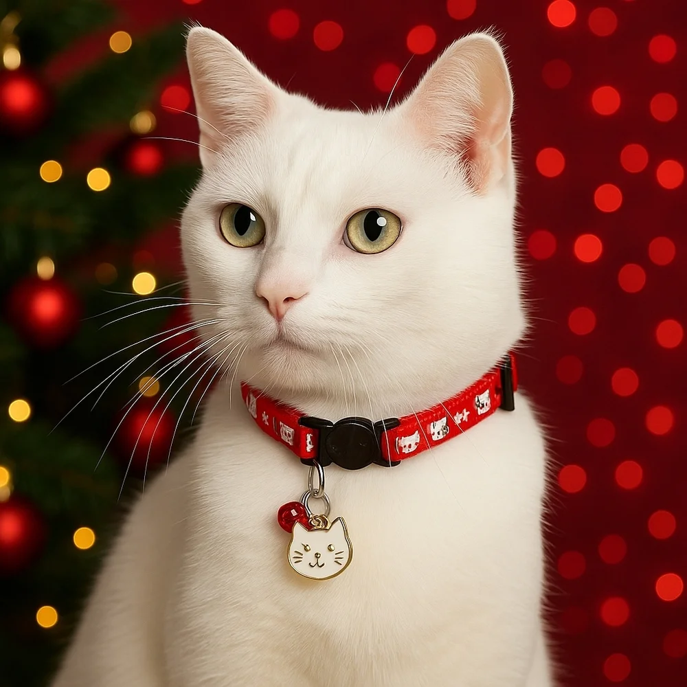Raccolta Plastica Reflective Nylon Cat Dog Collar
